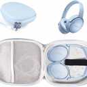 CaseSack Case for Bose QuietComfort Bluetooth Headphones with Microphone, QuietComfort 45, 35, 35 II, Replacement case only (Moonstone Blue)