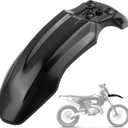 Professional Motorcycle Front Fenders,Durable Mud Guard Compatible with CRF50 Fronts Fender/125CC Pit PRO Trail Dirt Bike,Plastic Motorcycles Fender as Motorcycle Accessories (Black)