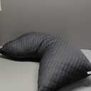 Side Sleeper Pillow for Neck and Shoulder Reilef, Ergonomic Design Medium Firm Pillow, Queen Size Bed Pillows for Sleeping, Cross Cut Memory Foam Pillows for Back, Stomach and Side Sleepers (Queen (Pack of 1), Grey)