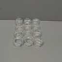 12 Pcs Stainless Steel Bead Side Napkin Rings Delicate Serviette Buckles (Silver)