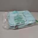 Zipper Binder 3 Ring with Shoulder Strap, 700 Sheets Capacity 3 Inch Binder with Zipper Fits 13 Inch Laptop for School and Office,Mint Green