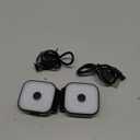 2 Pack Running Lights for Runners - Rechargeable Clip on Flashlight, Running Accessories for Men, Walking Light for Night Walking, 4 Modes Safety Dog Light, Jogging Biking Hiking Camping Gear (Black)