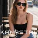 KANASTAL Oversized Over Glasses Sunglasses Womens Mens Polarized UV400 Trendy Fit Over Sun Glasses Fashion Square Shades