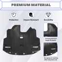 HECASA Engine Splash Shield Compatible with 2014-2016 Hyundai Elantra Sedan Replacement for 29110-3Y900 HY1228183 Front Engine Under Cover Plastic