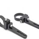 Tube Clamp Mounting Bracket, KMFCDAE Roll Bar Clamps for 1.75 Inch Tube Roll Cage Bull Bar Roof Rack LED Light Bar Mount (Adjustable, 1 Pair)