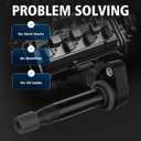 Set of 6 Ignition Coil Pack Fits for Honda Odyssey Accord EX LX for Acura TL RL CL 3.2 3.5 3.0 V6 2000 2001 2002 2003 2004 2005 2006 2007 2008 Coils Replaces# UF242 30520P8EA01 C1221 5C1013