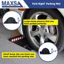 Maxsa 37358-2PK Park Right 21" x 11" x 2" Parking Mat, Black