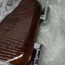 Angel Shield Elongated Wood Toilet Seat with Quiet Close,Easy Clean,Quick-Release Hinges(Elongated,Dark Walnut)