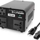 Voltage Transformer Converter 800 Watt Step Up/Down Convert from 110-120 Volt to 220-240 Volt and from 220-240 Volt to 110-120 Volt with 1 US Outlets, 2 Universal Outlets
