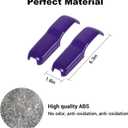 Voodonala Hood Hinge Cover Trim Exterior Accessories Decoration for 2018-2025+ Jeep Wrangler JL JLU Sports Sahara Freedom Rubicon Unlimited Gladiator JT 2-Door & 4-Door 2PCS Purple
