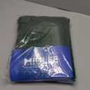 MIULEE Emerald Green Linen Curtains 84 Inch Length for Bedroom Living Room, Soft Thick Linen Textured Window Drapes Semi Sheer Light Filtering Back Tab Rod Pocket Burlap Look Christmas Decor, 2 Panels