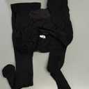 Truform 20-30 mmHg Maternity Compression Pantyhose, Tummy Support for Pregnant Belly, Black, Medium