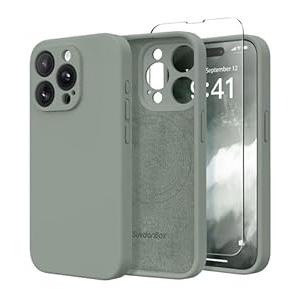 Magnetic for iPhone 16 Pro Case, Compatible with MagSafe, [Full Camera Protection][Screen Protector] Silicone Shockproof Protective Phone Case for iPhone 16 Pro 6.3"