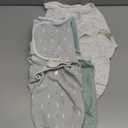 3-Pack Organic Baby Swaddle Sleep Sacks - Swaddles for Newborns, Infant 0-3 Months, Baby Girls, Boys, Soft & Snug Newborn Sleep Sack, Nursery Swaddling Blankets (Bunnies)