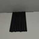 10 Pack 1/2 Inches x 14 Inches Black Malleable Steel Nipples Fitting, DIY Steampunk Industrial Vintage Style.