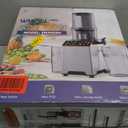 Cold Press Juicer, Touchscreen Juicer Machines with 4.5'' Wide Feed Chute, Stainless Steel Masticating Juicers Easy to Clean, Ergonomic Operational Panel Design, High Juice Yield, Gray