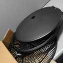 Lasko Pedestal Fan, Oscillating Fan for Bedroom with Adjustable Height and 3 Cooling Speeds, Portable, 18", Black, 1827