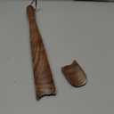 Bamber Wooden Shoe Horn Wood Shoehorn with Handle for Seniors Women Men Kids, 17.7'' Long, Black Walnut