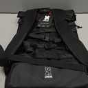 Chrome Industries Barrage 22L Black Roll-Top Backpack  Water Resistant Bag for Work, School, Travel  Features Cargo Net & Laptop Pocket