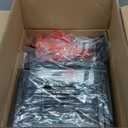 Furologee TV Stand for TVs up to 55 Inch, Entertainment Center with Open Storage Shelves, Media Console Table with Soundbar Shelf for Living Room, Bedroom, Black Oak