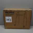 Folding Walkers for Seniors with 2 Skis and 5" Wheels, Lightweight Adult Rolling Walker, Supports Up to 350 Pounds, Adjustable Height, Aluminum Standard Walker, Silver