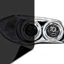 VViViD Air-Tint Dark Black Headlight Taillight Tint Air-Release Vinyl Wrap Film Roll (17.75" x 5ft)