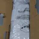 ComfyBumpy 1-Pack Bed Rail for Toddlers 55.5" L x 19.5" H | Toddler Bed Rails for Twin, Full, Queen & King Mattress Size | Swing Down Rail Guard | Mattress Side Rail for Kids | White