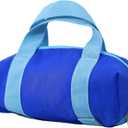 Diabetic Supply Bag Diabetes Travel Organizer for Insulin Pen, Test Strips, Glucose Meter, Needles and other Equipment, Adorable Mini Duffle Bag Design - 4 x 8 x 2.5 Inches - Blue
