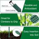 Garden Stakes 24 Inches Steel Plant Stakes Tomato Stakes 2ft Pack of 25