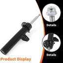 2PCS Front Shock Absorbers Strut Compatible with E60 E61 525xi 528xi 530xi 535i xDrive 2006-2010 Suspension Kit 31316786519 31306772221