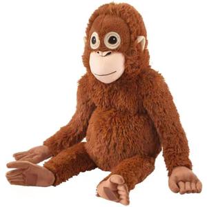 Karoeiwa Panchi Monkey Stuffed Animal Protect Orangutan Gorilla Plush Pillow 22 inch Cute Hugging Plushies Soft Zoo Monkey for Gifts for Kids Adults Collectors