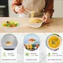 150 Pack Paper Bowls Disposable 12 OZ - Heavy-Duty 100% Compostable Eco-Friendly Biodegradable Soup Bowls, Heat Resistant Bagasse Bowls with Box, Suitable for Salad, Dessert, Milk, Cereals