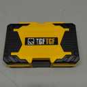 42PCS S2 Steel Screwdriver Bit Set, Magnetic Drill Bit Set, includes PH, PZ, SQ, SL, Hex, Torx Security Bit Set, and Nut Bit, with Carbide Burr, 1/4 Hex Extension Bit Holder, Upgraded Version