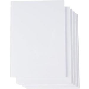 Paper Junkie 6 Pack White Blank Hardcover Books for Kids to Write Stories - Unlined Scrapbook and Journal - 18 Sheets, 36 Pages Each 7x10 inch Blank Books for Kids to Write Stories