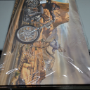 LVUPIIG Ghost-Rider Motorcycle Rider Poster Decorative Painting Canvas Wall Art Living Room Posters Bedroom Painting 16x24inch (40x60cm)