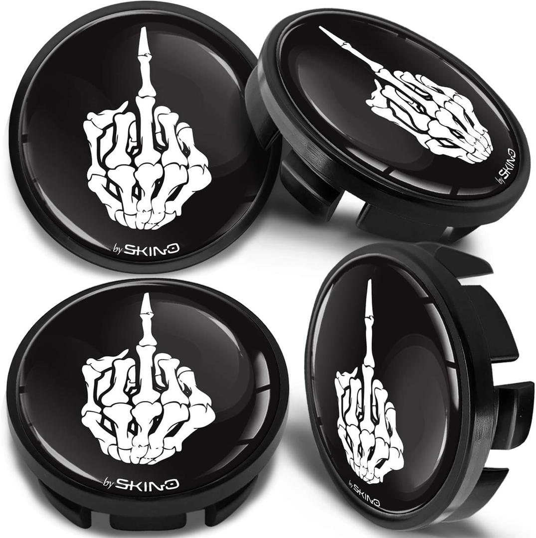 4 x 65mm Wheel Centre Alloy Hub Center Caps Compatible with VW 3B7 601 171 / 6U7 601 171 Hubcaps Black CV 22 X