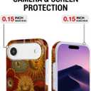 Compatible with iPhone 17 Air Case, Trendy Red Sacred Heart Cute Soft Slim TPU Shockproof Aesthetic Protective Phone Case Cover for Women Girls 6.6"