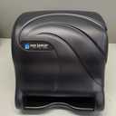 San Jamar Tear-N-Dry Essence Paper Towel Dispenser Automatic Dispenser for Bathroom, Kitchens, and Restaurants, Plastic, 10 x 14.75 x 12.25 Inches, Black