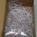 Marsui 200 Pieces Christmas Light Clips Outdoor Gutter Hooks Plastic Seasonal Weatherproof Clips Holiday Fence Hooks for Christmas Roof Tree Outside Hanging String Lights (Clear)