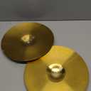 Hand Cymbals Percussion Instrument Hand Cymbals Alloy for Performance Party Beginner Professional Drum Players, 12inch