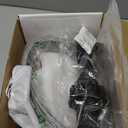 Hoimpro 3 Holes 4 Inch Bathroom Faucet,4" Centerset Vanity Waterfall Bathroom Sink Faucet 2 Hole Two Handles cUPC Supply Hoses Pop Up Drain Matte Black