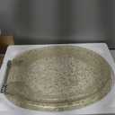 Ginsey Home Solutions Elongated Resin Toilet Seat, Silver Foil (DAA)