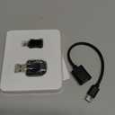 Mini Wireless CarPlay Adapter for iPhone,2 in 1 for Apple Carplay and Android Auto Adapter, Convert Wired to Wireless, Plug & Play, USB to USB-C/Type-C, Stable Control & No Delay, Black