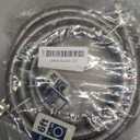 PLUMBINGMASTER 6 FT Stainless Steel Washing Machine Hoses with Water Harmmer, 2 Pack Red and Blue Washer Hoses,Burst Proof Hot & Cold Water Connection Inlet Washer Supply Lines