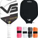 16MM Edgeless Pickleball Paddle, 3K T700 Thermoformed Raw Carbon Fiber Pickleball Paddle, USAPA Approved, Foam Injected Edges for Expanded Sweet Spot, Control and Balance