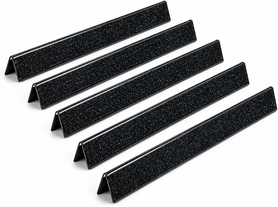 24.5" Flavorizer Bars for Weber Genesis 300 Series (20072010), 16GA Porcelain-Enameled Steel Heat Plates Replacement for Weber 7539 7540, Fits E310 E320 S310 S320 EP310 EP320, 5-Pack Grill Parts