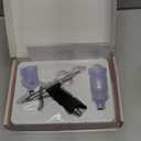 Airbrush Kit Trigger Type Airbrush Gun Air Brush Painting Set can Change Between Fan Spray and Round Spray Airbrush Spray Tool Set for Cake Painting Nails Makeup Model