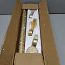 YaFex Curtain Rods 32-118 Inch, Heavy Duty 1 Inch Adjustable Curtain Rod for Windows, Gold Long Window Treatment Rods, Modern Design, Easy Installation