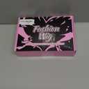 AISI HAIR Highlights Brown Wig for Women Medium Length Wave Curly Glueless Synthetic Heat Resistant Hair Wigs for Daily Party Cosplay (18 Inch)