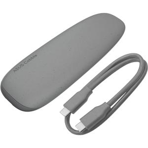 ASUS Cobble M.2 SSD Enclosure, Tool-Free USB-C 10Gbps External NVMe/SATA Case, Aluminum Cooling, IP55 Water & Dust Resistant, Supports M.2 22302280, for PS5, MacBook & Windows, Gray (Grey|Urban Design)